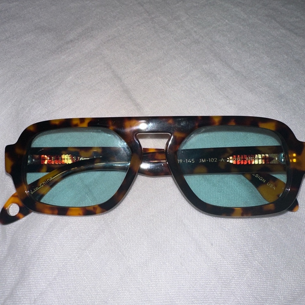Designer Tortoise Shell Sunglasses Elisa Johnson MINI JANE IN BROWN TORTOISE